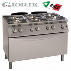 Gas Cooker 6 Burner Range with MAX oven