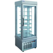 Refrigerated Showcase with 7 Rotating Shelves (Black)