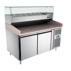 Counter Pizza & Preparation Chiller With Container +VRX380