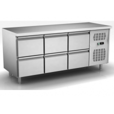 Counter Freezer with 6 Drawers (180x70x65cm)