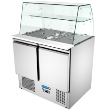 Counter Chiller 2 doortop With glass