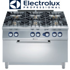 Electrolux 6-Burner Gas Range with Oven 1200 mm
