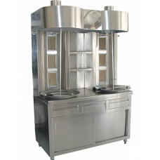 Shawarma Double on Cabinet 6 Burner 