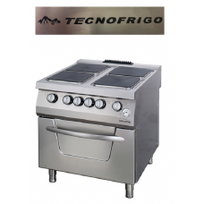 TECNOFRIGO 4 Electric Hot Plates with Oven  