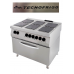 TECNOFRIGO 6 Electric Hot Plates Range with Max Oven  