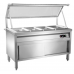 Bain Marie 5/GN Glass Top + Cabinet