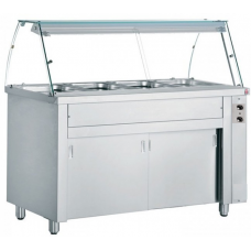 Bain Marie With Sense Grid & Hot Cabinet (6/GN)